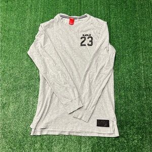 Nike LeBron James “ Summit County” Gray Long Sleeve Men's Tee Large
